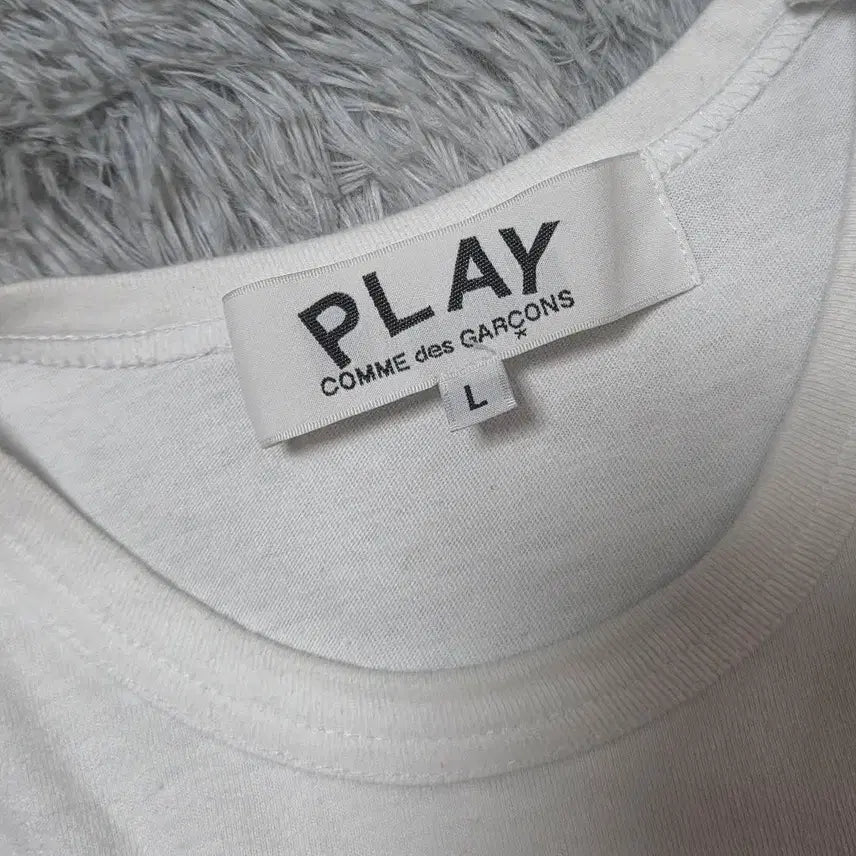 [BUNJANG] Comme des Garçons Short Sleeve T-Shirt White L / 꼼데가르송 반팔티 화이트 L