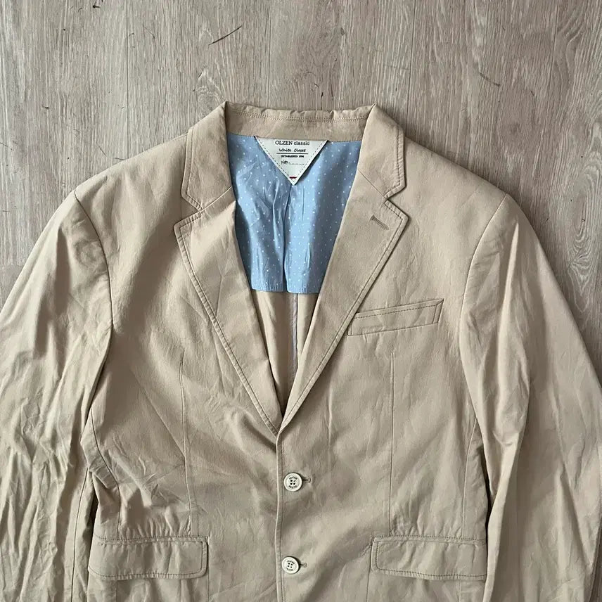 [BUNJANG] Olens Classic Cotton Single Blazer Jacket (Size M/95) / 올젠 클래식 코튼 싱글 블레이저 자켓 M/95