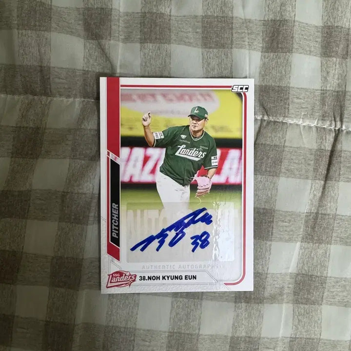 [BUNJANG] KBO Noh Kyung-eun Autographed Baseball Card / KBO 노경은 오토 카드