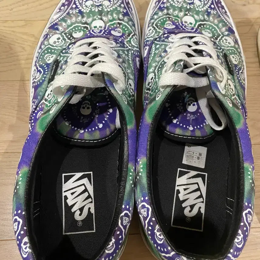 [BUNJANG] Vans Era Bandana Purple Tie-Dye Sneakers (270mm) / 반스 애라 반다나 퍼플 타이 다이 스니커즈 270
