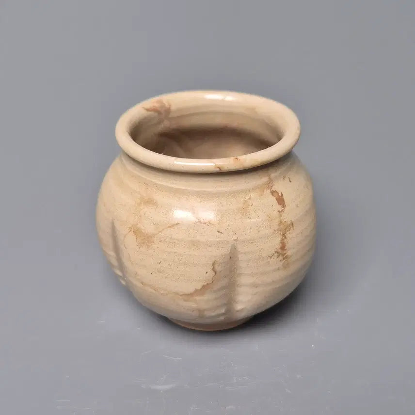 [BUNJANG] Song-Yuan Dynasty Celadon White Porcelain Small Vase / [진품] 송원 시기 복건 건닝요 청백자 소호 출토품 중국도자기 골동품