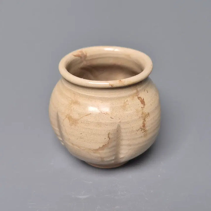 [BUNJANG] Song-Yuan Dynasty Celadon White Porcelain Small Vase / [진품] 송원 시기 복건 건닝요 청백자 소호 출토품 중국도자기 골동품