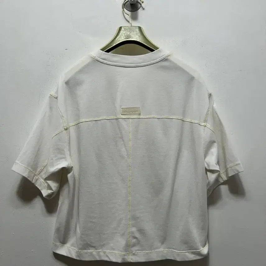 [BUNJANG] Le Coq Sportif Embroidered T-Shirt White S / 르꼬끄 스포르티브 자수 반팔티 화이트 S