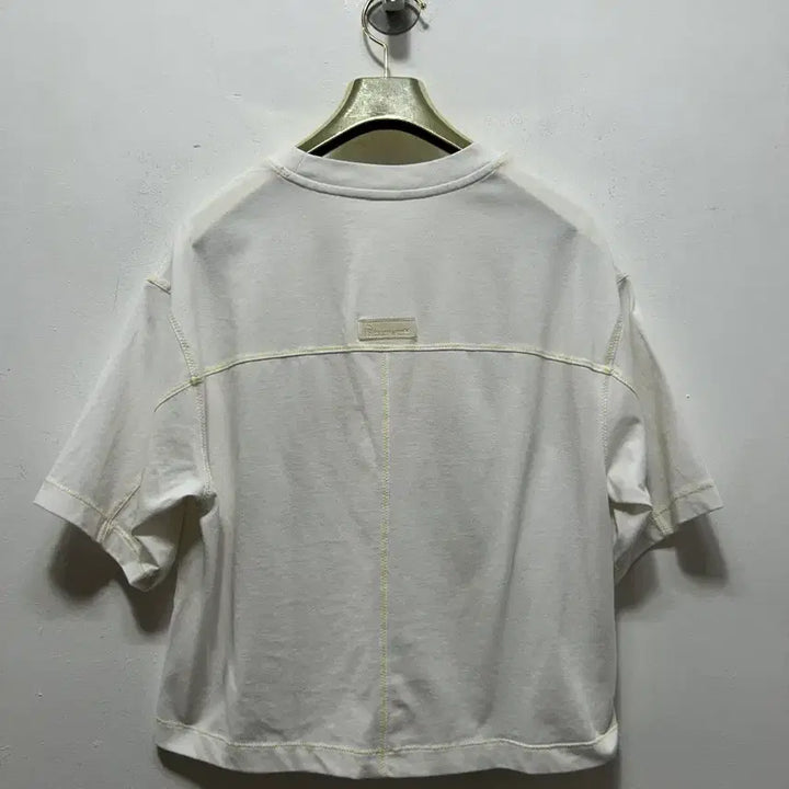 [BUNJANG] Le Coq Sportif Embroidered T-Shirt White S / 르꼬끄 스포르티브 자수 반팔티 화이트 S