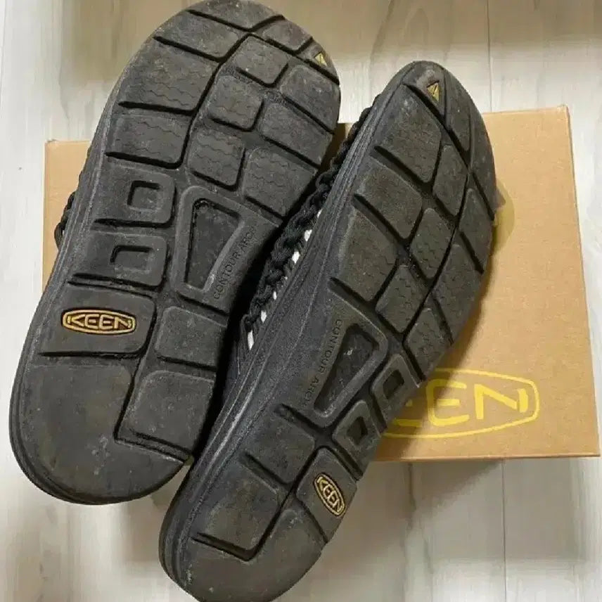 [BUNJANG] Keen Unique Slide Slippers Black / 킨 유니크 슬라이드 슬리퍼 블랙 280