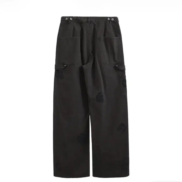 [BUNJANG] Polilu 1011 Patched Hammer Pants Dark Brown / [1] 폴리테루 1011 패치드 해머 팬츠 1.2v  다크 브라운