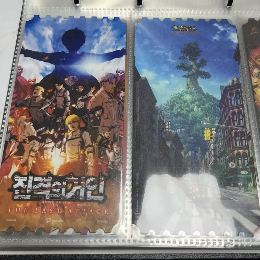 [SOLD OUT] 진격의거인 오리지널 티켓 일괄 팝니다.