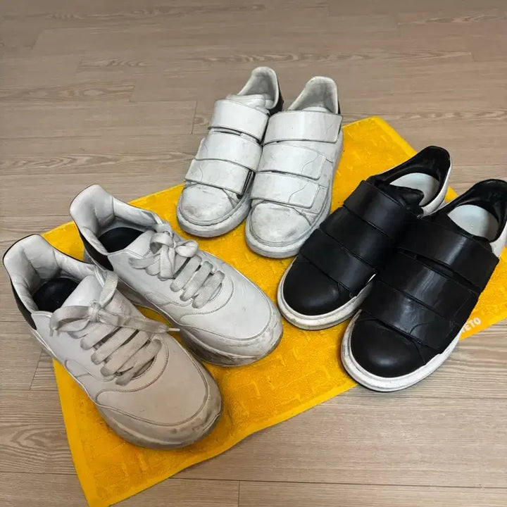 [BUNJANG] Alexander McQueen Oversized Sole Sneakers (3 Pairs, Size 41) / 급처)알렉산더맥퀸 오버솔 3종 41사이즈