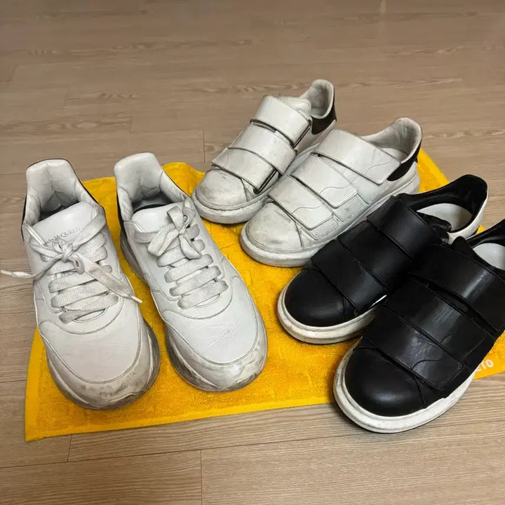 [BUNJANG] Alexander McQueen Oversized Sole Sneakers (3 Pairs, Size 41) / 급처)알렉산더맥퀸 오버솔 3종 41사이즈