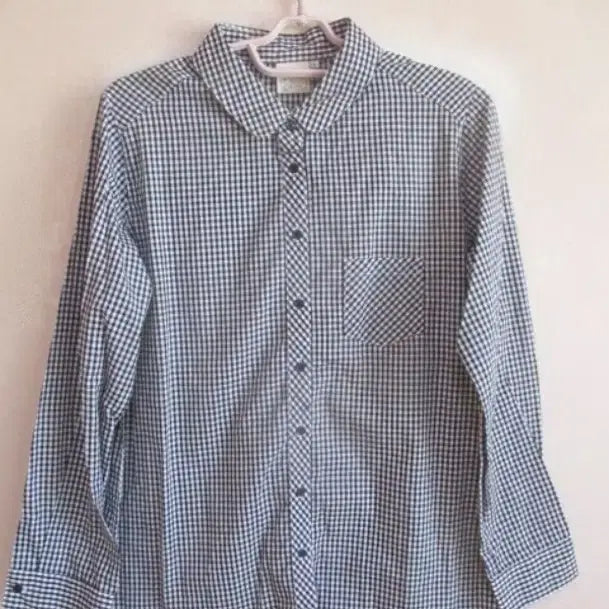 [BUNJANG] Black Check Cotton Shirt / 블랙 체크 /코튼 셔츠 (새옷)