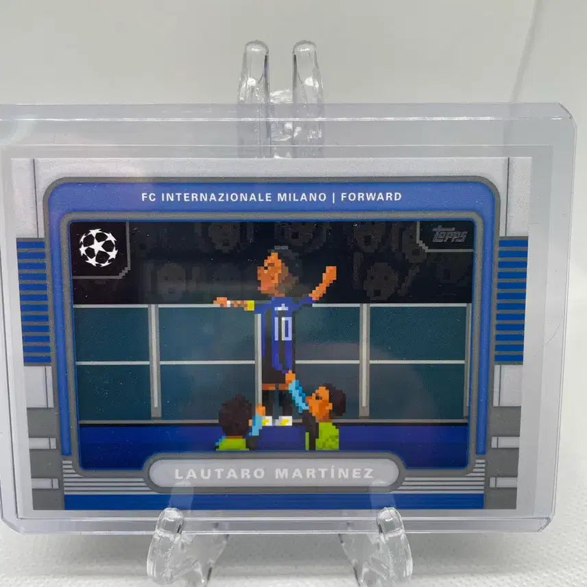 [BUNJANG] Tops Inter Milan Lautaro Martinez 8-Bit Dot Soccer Card / 탑스 인터밀란 라우타로 마르티네즈 도트 8bit 축구카드