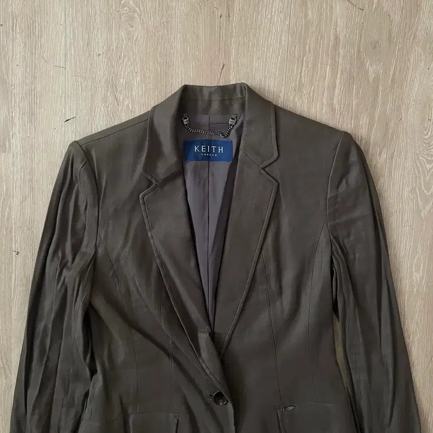 [BUNJANG] KEYCE Linen Blazer Jacket / 키이스 린넨 블레이저 자켓 82-88-160