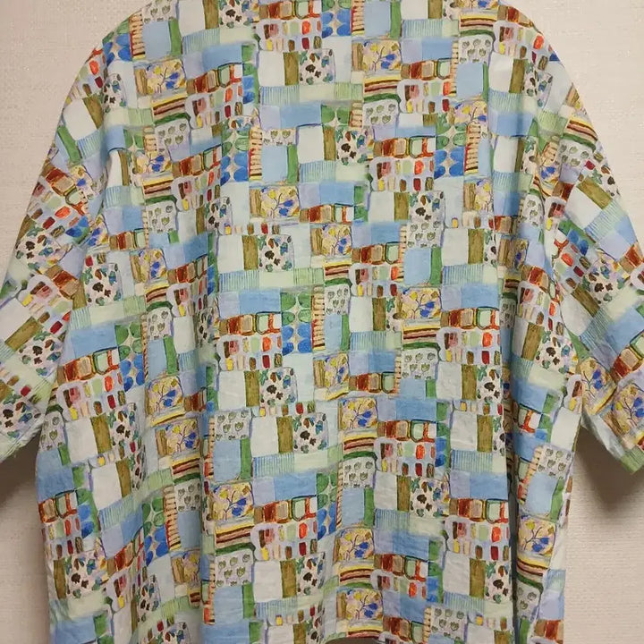 [BUNJANG] Pattern Short Sleeve Shirt / 패턴 반팔 셔츠