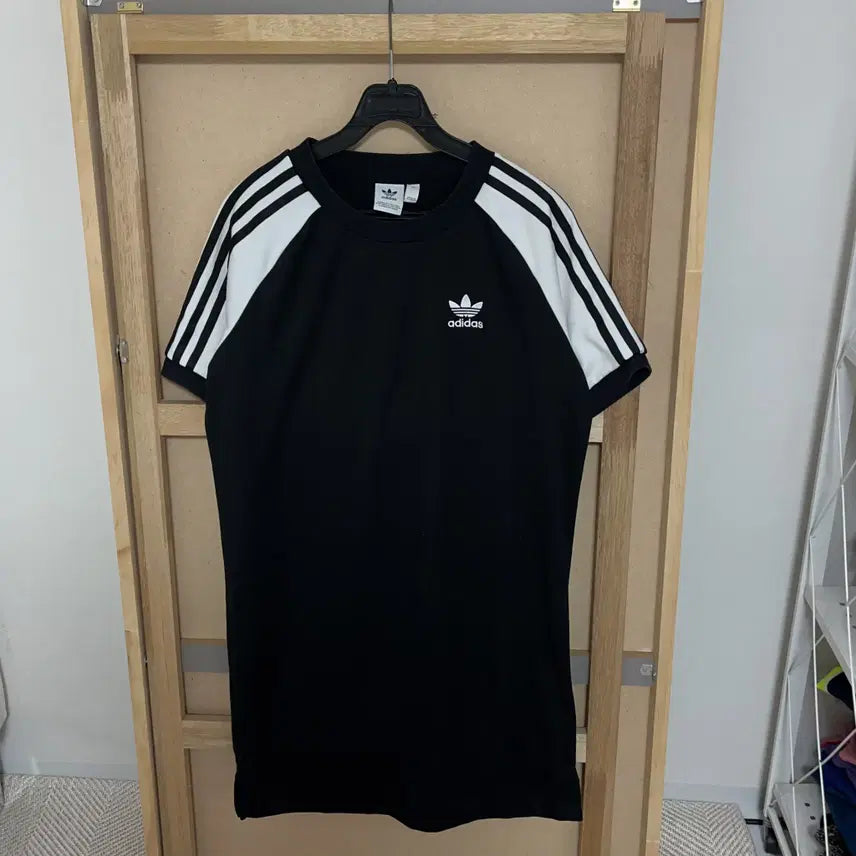 [BUNJANG] Adidas Black Colorblock Dress XS / [정품] 아디다스 블랙 배색 원피스 [ XS ]