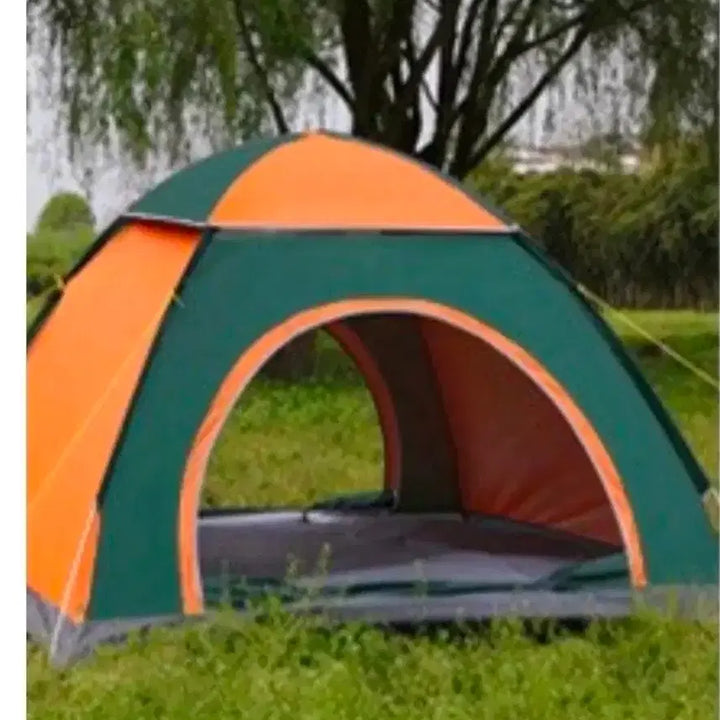 [BUNJANG] One-Touch Camping Tent 3-Person Extra Large, Waterproof, Double Door Opening / 무배새원터치텐트캠핑텐트3인초대형양문개방방수가방36