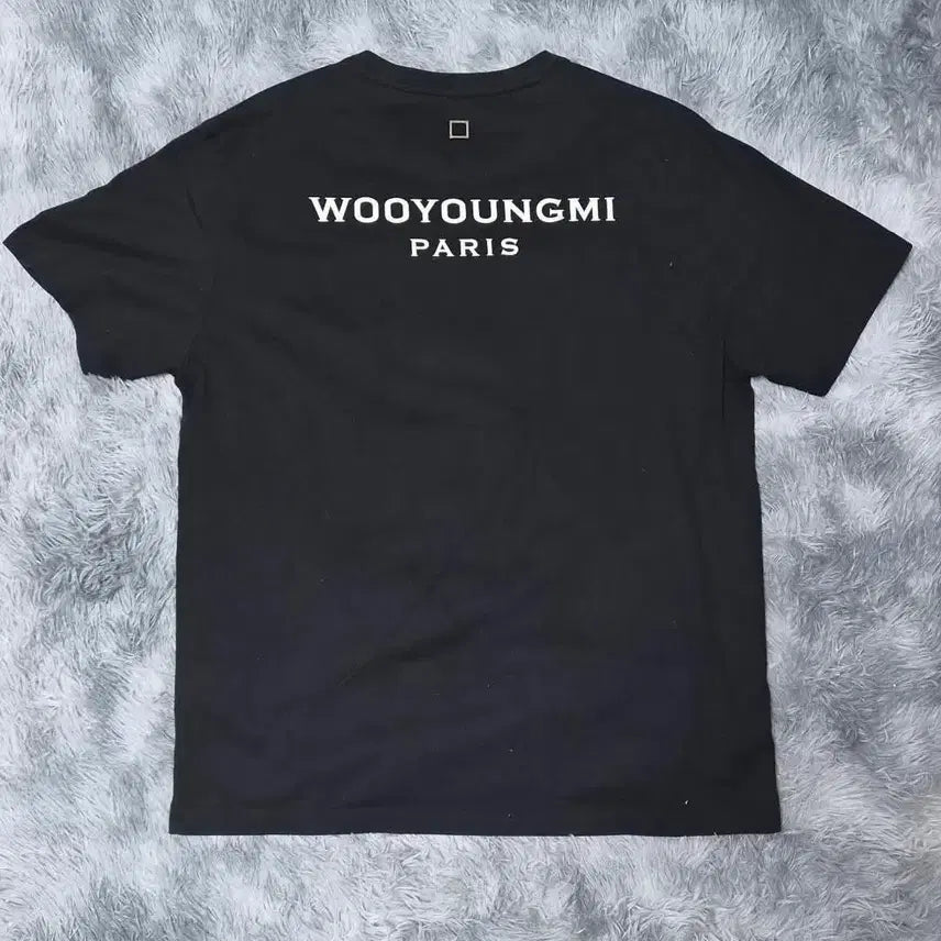 [BUNJANG] Wooyoungmi Paris Back Logo T-Shirt / 우영미 파리 백로고