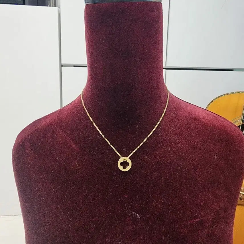 [SOLD OUT] 클로버 목걸이 14k 골드