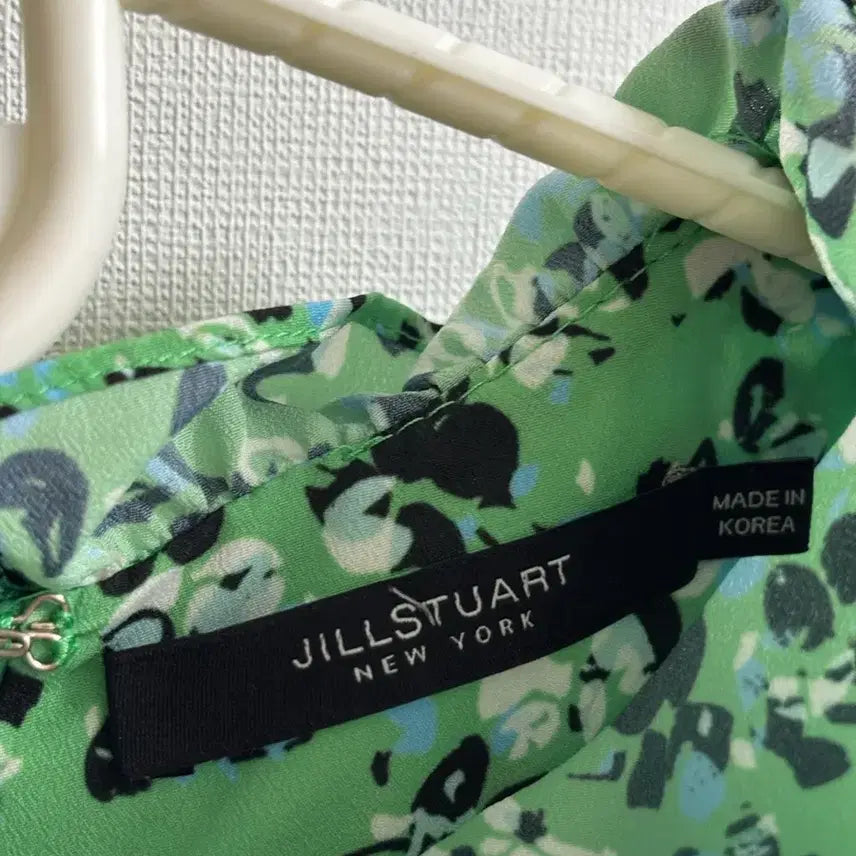 [BUNJANG] JILLSTUART NEW YORK Floral Pattern Green Dress / 질스튜어트뉴욕 플로럴 패턴 그린 원피스