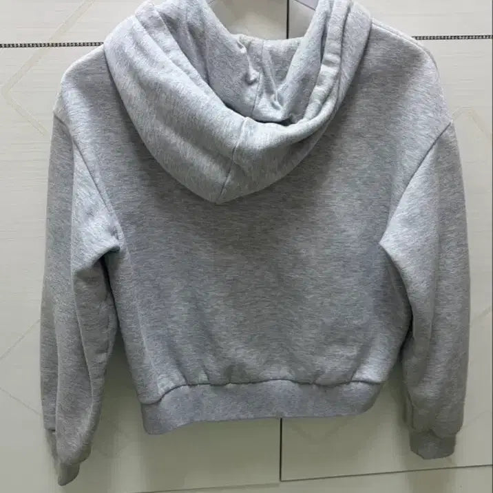 [BUNJANG] Polham Embroidered Hoodie Zip-up Gray / 폴햄 자수 후드집업 그레이
