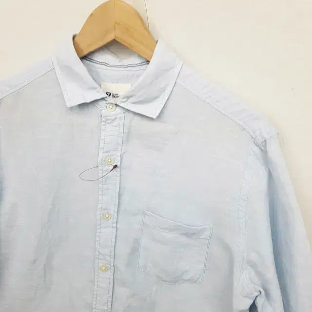 [BUNJANG] TKMIXPICE Linen Seven-Tenth Sleeve Shirt / TKMIXPICE 린넨 칠부 셔츠