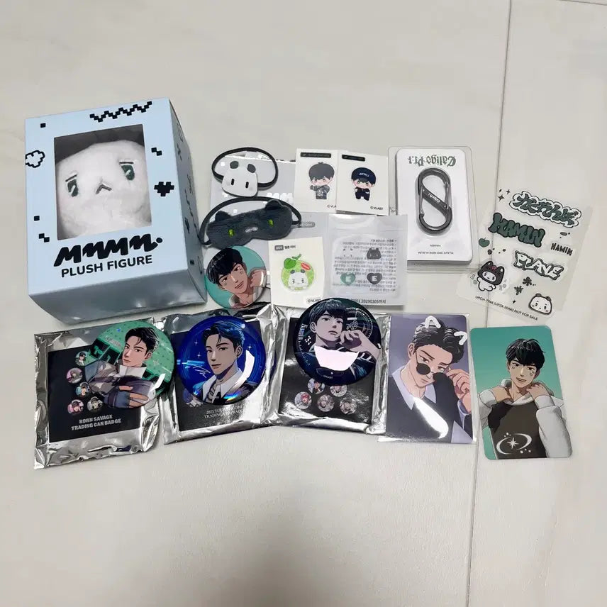 [SOLD OUT] 플레이브 하민 뱃지 포카 먀미 인형 악세사리