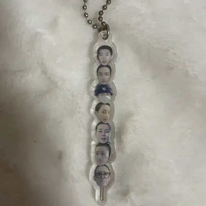 [BUNJANG] BTS Military Dango Skewer Keychain Set (Jungkook, Jimin, V, Suga, RM, Jin, J-Hope) / 방탄 비공굿 군대 키링 7 열쇠고리 정국 지민 태형 윤기 남준 석진 호석