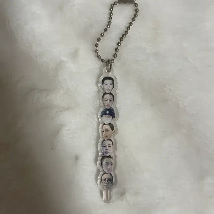 [BUNJANG] BTS Military Dango Skewer Keychain Set (Jungkook, Jimin, V, Suga, RM, Jin, J-Hope) / 방탄 비공굿 군대 키링 7 열쇠고리 정국 지민 태형 윤기 남준 석진 호석