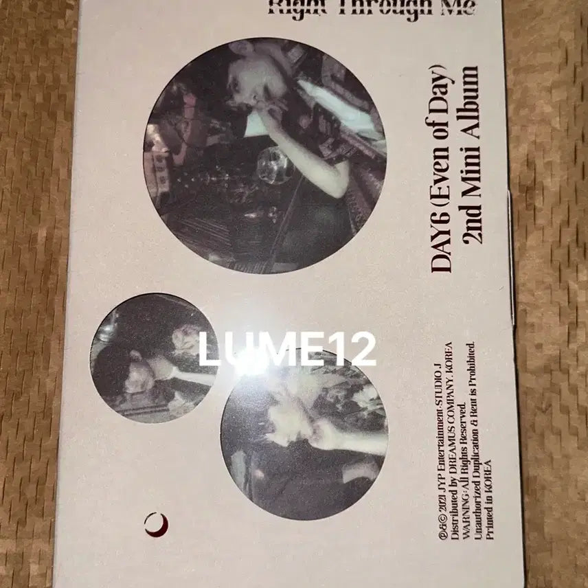 [BUNJANG] DAY6 Even of Day Right Through Me Sealed Album / 데이식스 이븐오브데이 Right through me 라뚜미 미개봉 앨범