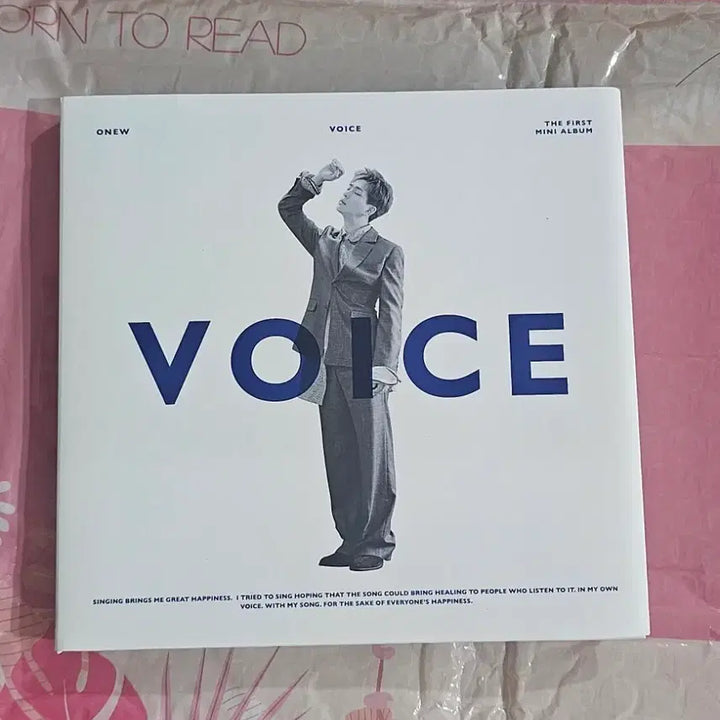 [BUNJANG] Onew Voice White Version Photocard Set / 온유 보이스 흰색 (포카포함)