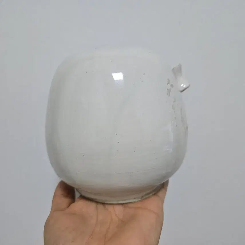 [BUNJANG] Antique White Porcelain Large Brush Washer / 골동품 백자 대형 무릎연적