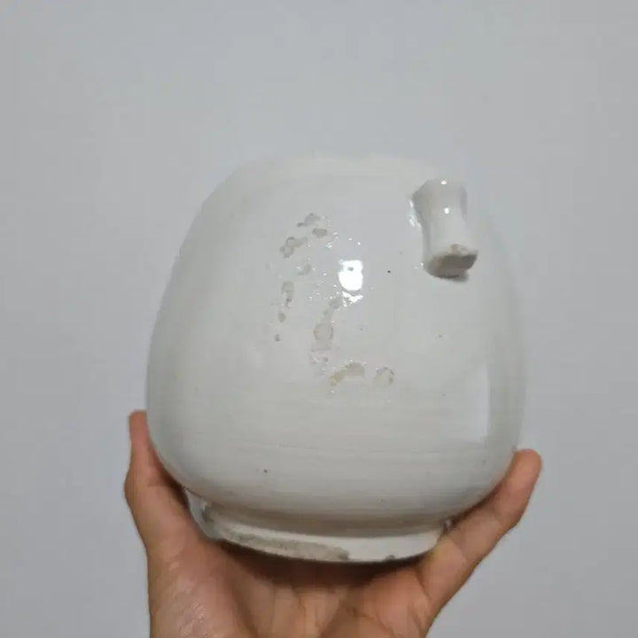 [BUNJANG] Antique White Porcelain Large Brush Washer / 골동품 백자 대형 무릎연적