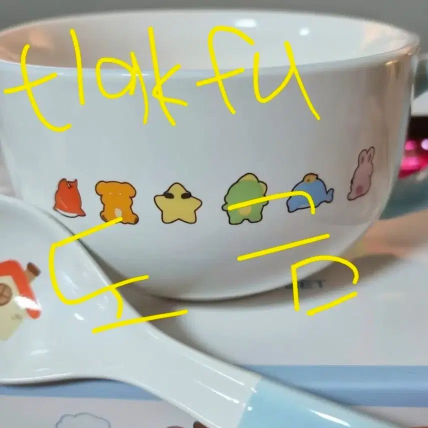 [BUNJANG] Pixelie 10th Anniversary Jjaptul Cereal Bowl / 픽셀리 10주년 잠뜰 씨리얼볼 판매