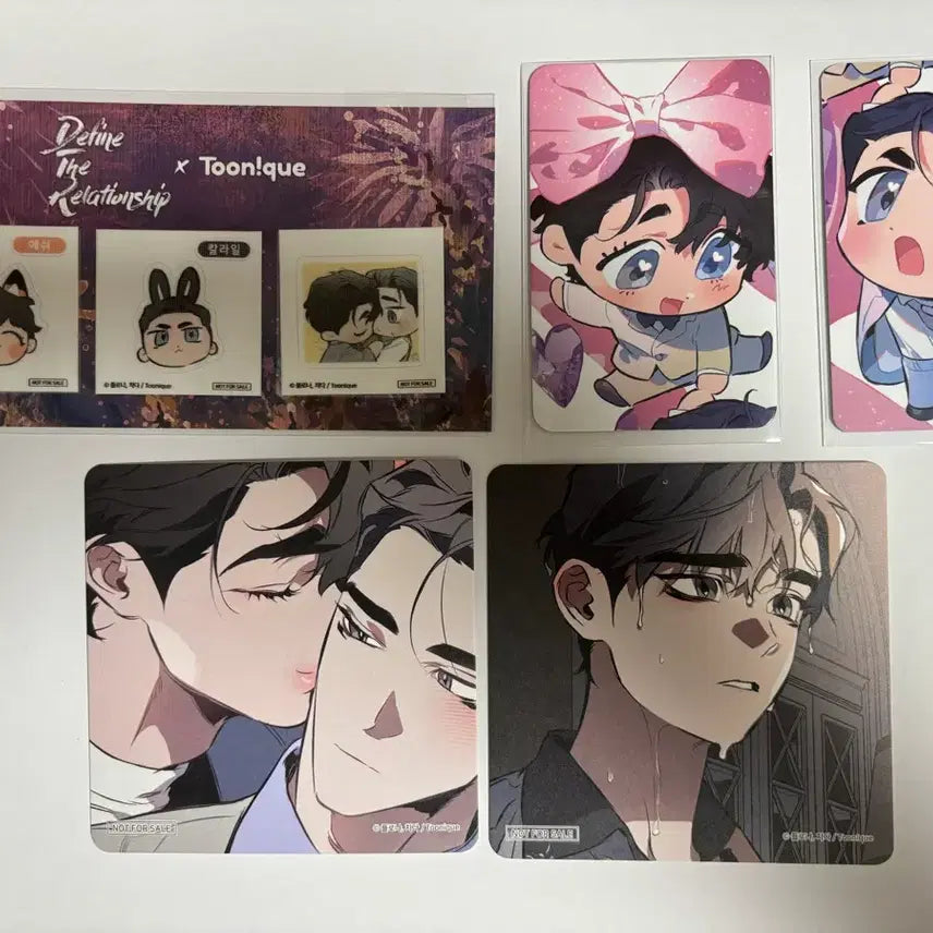 [BUNJANG] Toonique DTR Menu Photocard Coaster / 투니크 dtr 디티알 메뉴 포카 코스터 띠부씰