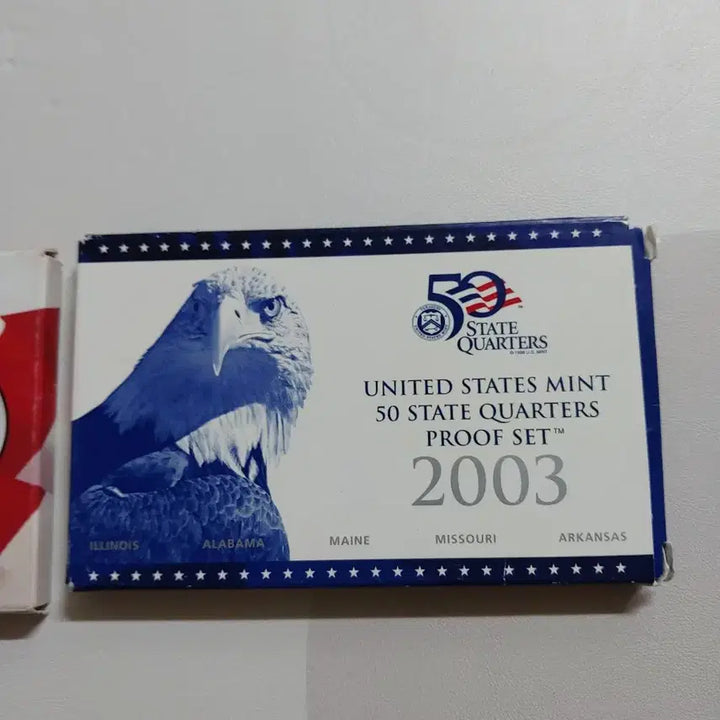 [BUNJANG] 2002 Platinum Edition State Quarters Collection &amp; 2003 US State Quarters Set / 2002 플래티넘 에디션 주별 쿼터 콜렉션 / 2003 미국 주화2세트