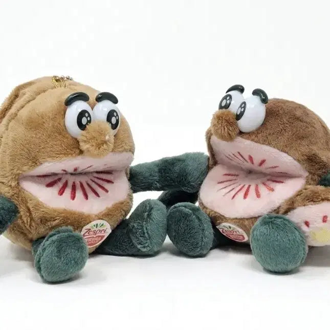 [BUNJANG] Zespri Ruby Red Kiwi Plush Keychain Set / 제스프리]루비레드 키위 인형 키링 2개 세트/장바구니키링