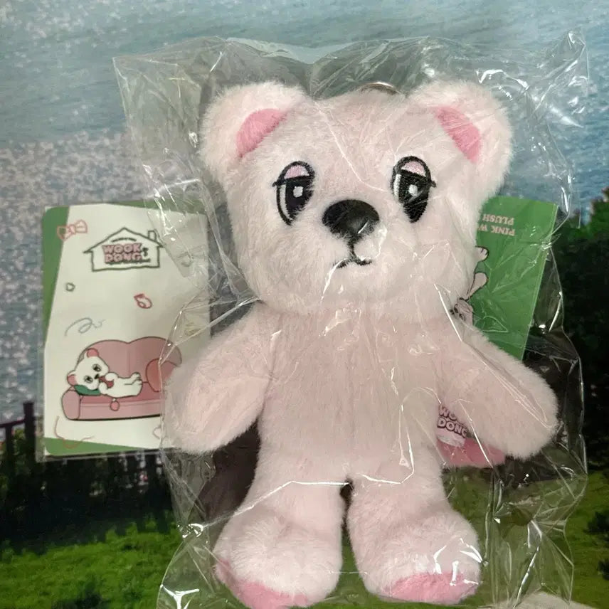 [SOLD OUT] [판매] 핑크 욱동이 봉제인형 키링 미개봉 원가양도