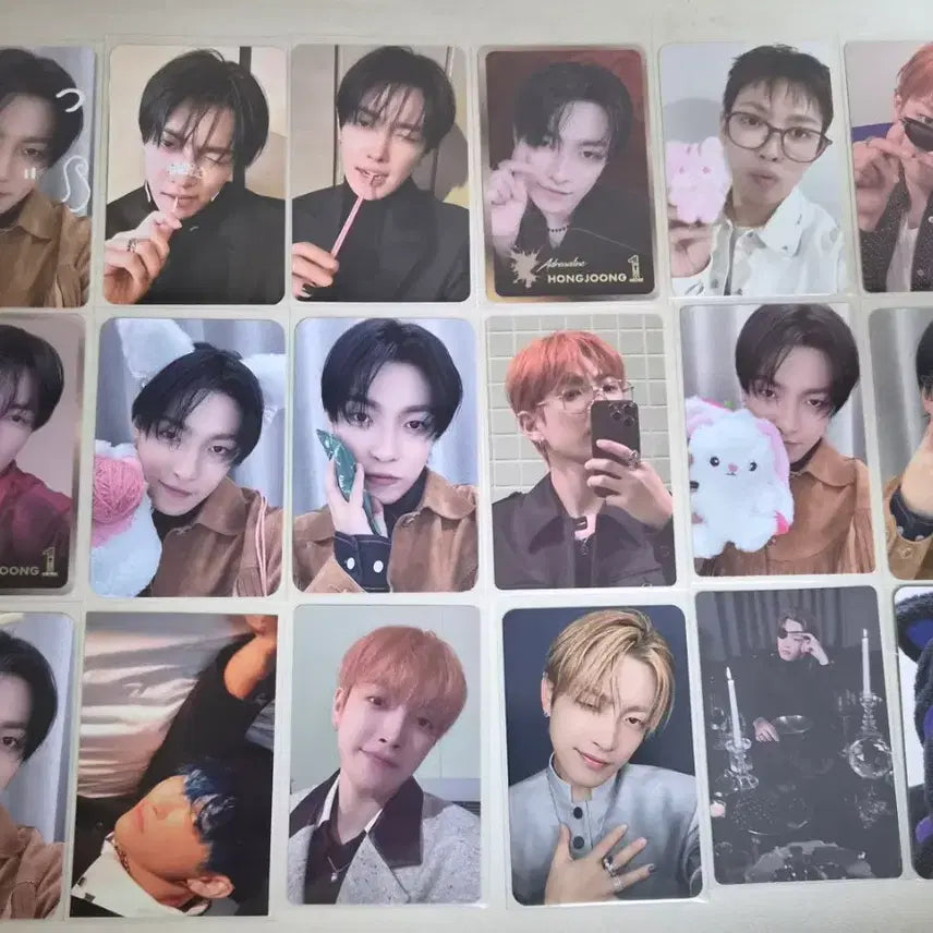 [SOLD OUT] 에이티즈 홍중,성화 포토카드 일괄 양도