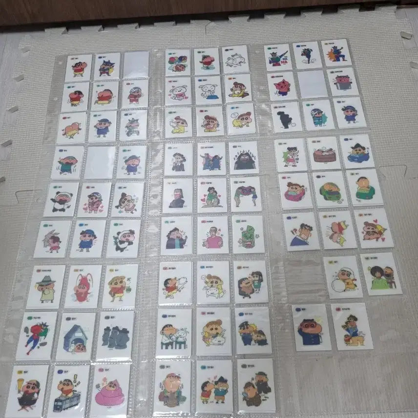 [BUNJANG] Crayon Shin-chan Sticker Set (144 Types) / 짱구김씰 144종 팝니다