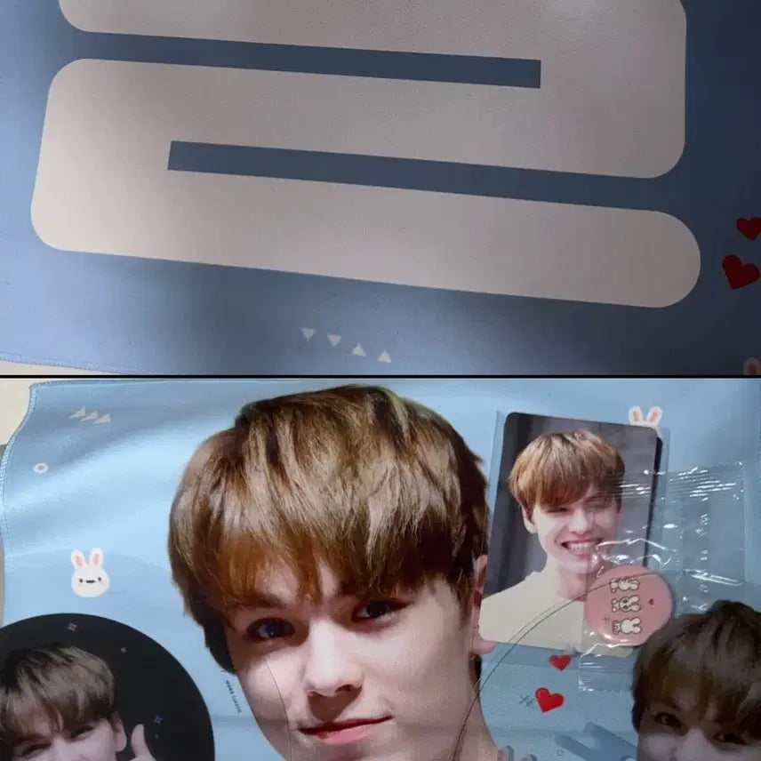 [SOLD OUT] 세븐틴 버논 솔 정사각형 반사 슬로건 모노클래식