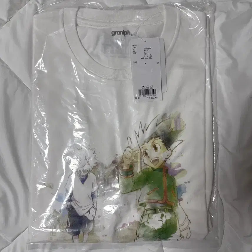 [SOLD OUT] [미개봉]헌터헌터 그라니프 반팔 티셔츠 L 헌헌