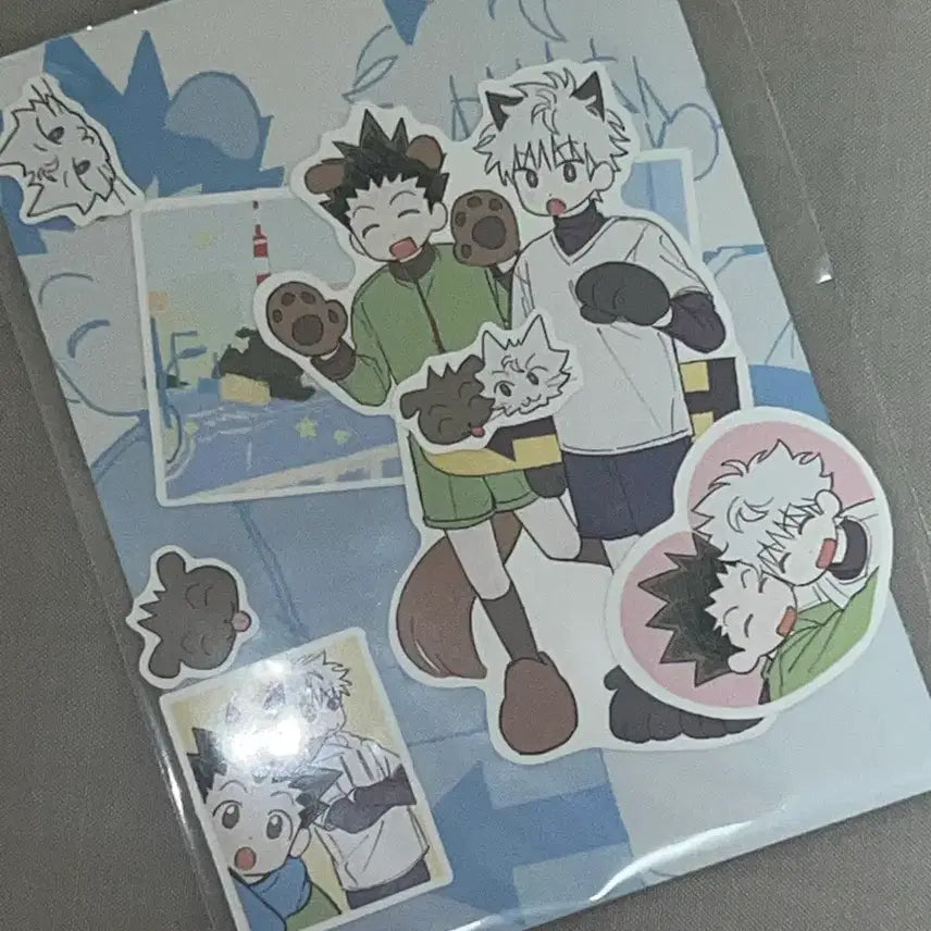 [BUNJANG] Hunter x Hunter Kilua Gon KiluGon Piece Sticker Bundle Set / 헌터헌터 키르아 곤 키르곤 조각 스티커 판매 일괄