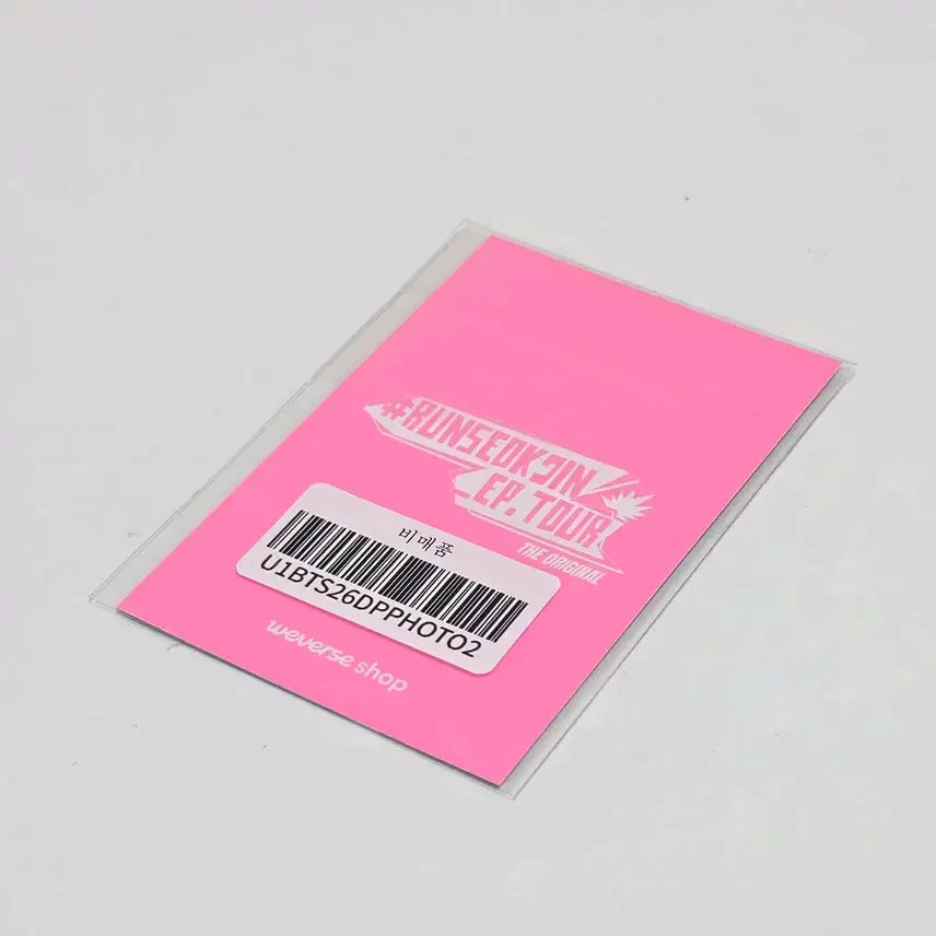 [BUNJANG] BTS Jin "Run Jjin Tour" Original Deco Photocard / 미개봉) 런석진 투어 오리지널 디코 방탄 진 석진 jin