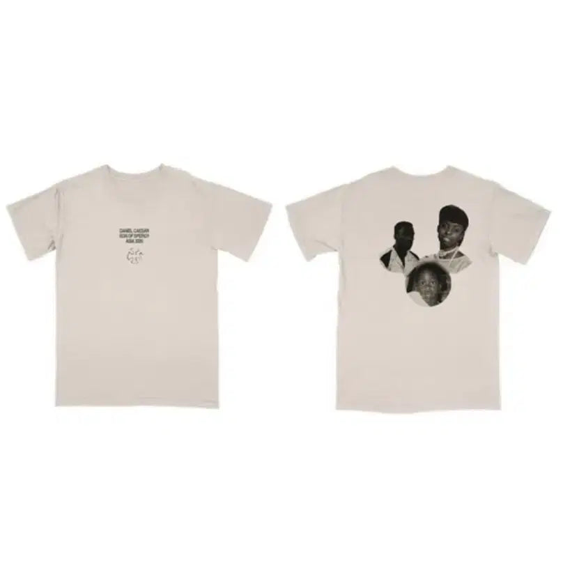 [BUNJANG] Daniel Caesar Concert MD T-Shirt Beige / [L] 다니엘시저 콘서트 MD 티셔츠 베이지