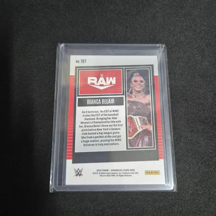 [BUNJANG] WWE Bianca Belair Blue 99 Limited Edition Card / [WWE] 비앙카 벨레어 블루 99한정