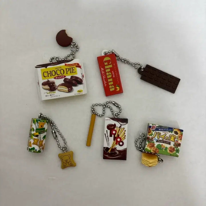 [BUNJANG] Bandai Lotte Miniature Gacha Set (5 Types) / 반다이 롯데 미니어처 가챠 5종 일괄
