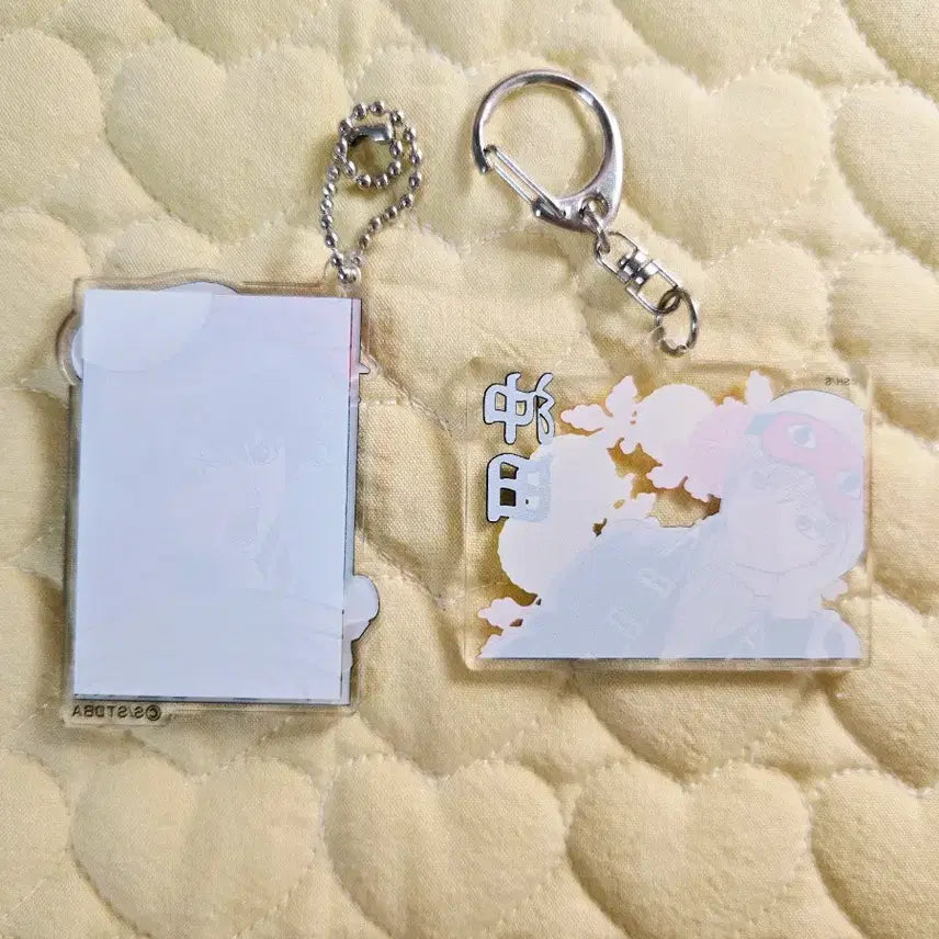 [BUNJANG] Gintama Sougo Acrylic Keychain Bundle / (2개일괄) 은혼 소고 아크릴 키링