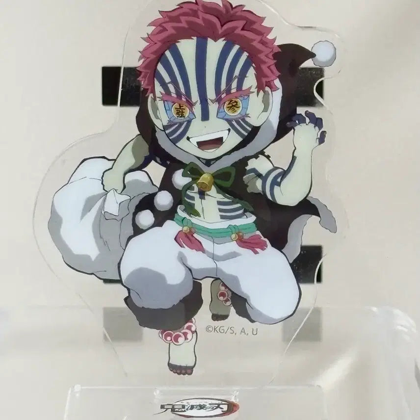 [BUNJANG] Demon Slayer Akaza Christmas Acrylic Stand / 귀멸의칼날 아카자 크리스마스 아크릴 스탠드