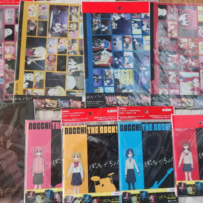 [BUNJANG] Bocchi the Rock! KIRIN Clear File + Notebook Complete Set / 봇치더록 KIRIN 클리어파일+노트 전종+포스트 - [포스트/스티커 덤]