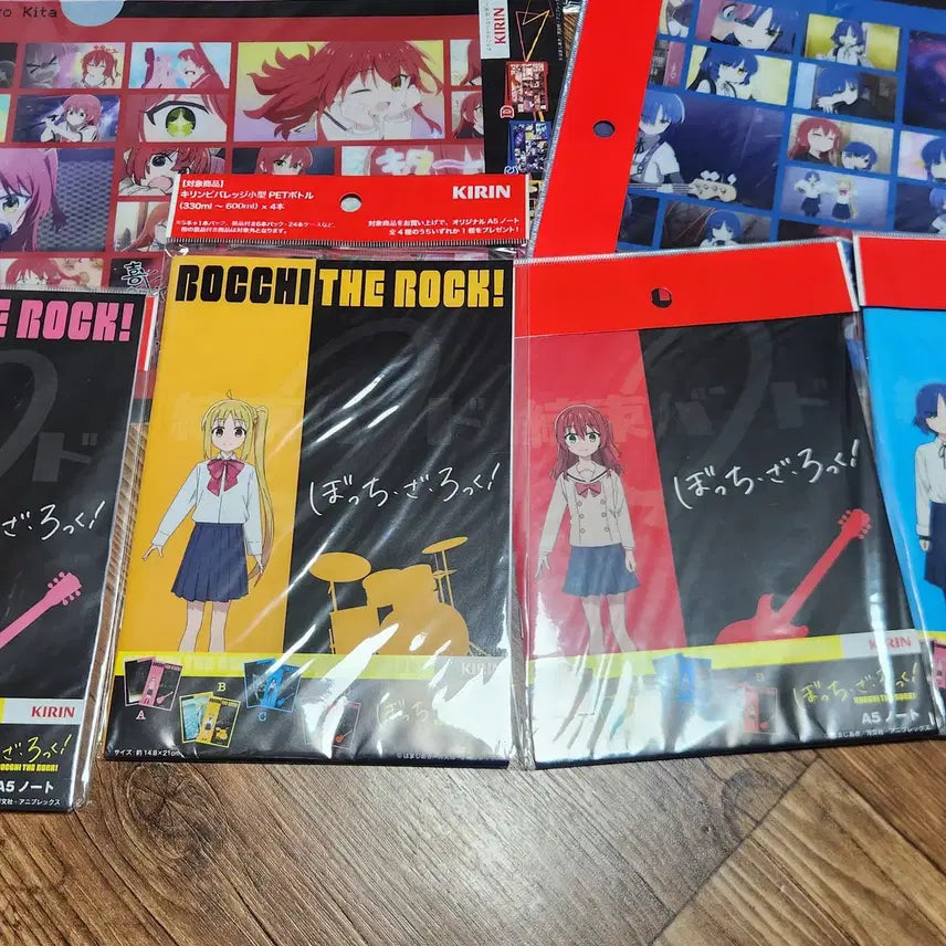 [SOLD OUT] 봇치더록 KIRIN 클리어파일+노트 전종 - [포스트/스티커 덤]