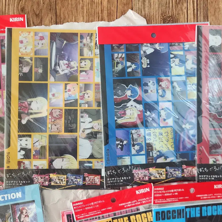 [BUNJANG] Bocchi the Rock! KIRIN Clear File + Notebook Complete Set / 봇치더록 KIRIN 클리어파일+노트 전종+포스트 - [포스트/스티커 덤]
